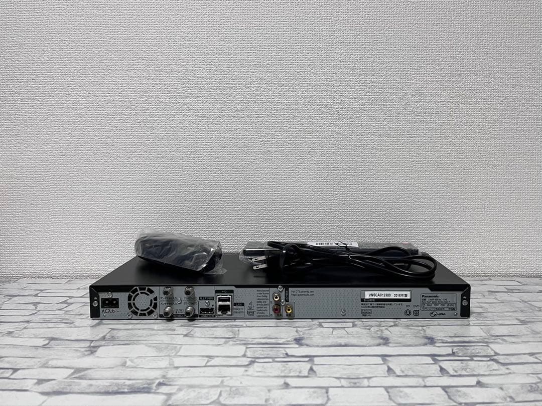 4K 1TB 2番組録画　パナソニック　BDレコーダー　DMR-BRW1000