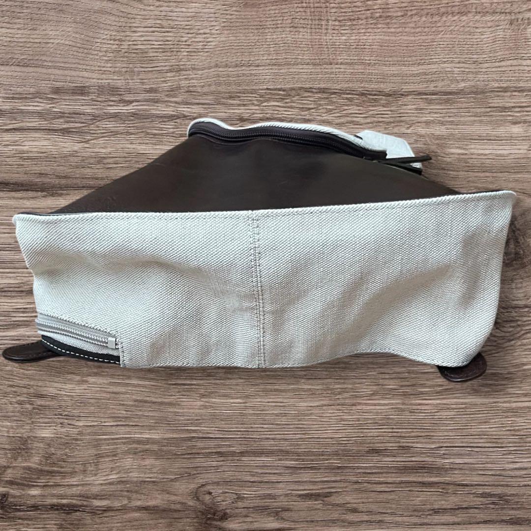 MESSAGE 蔵前街歩き リュック レザー 職人製 日本製 WH/BR