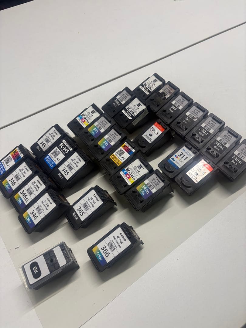 28個　310 311 340 341 346 など空インクカートリッジ