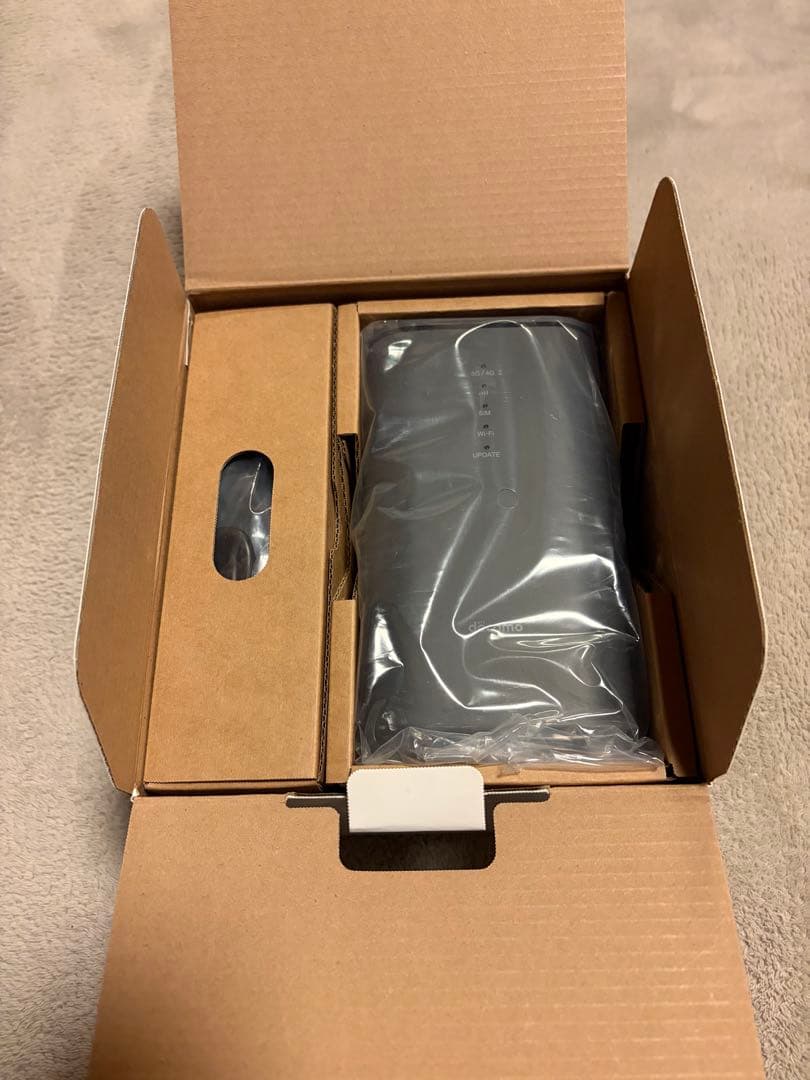 docomo HR02 ダークグレー 5G無線LANルーター