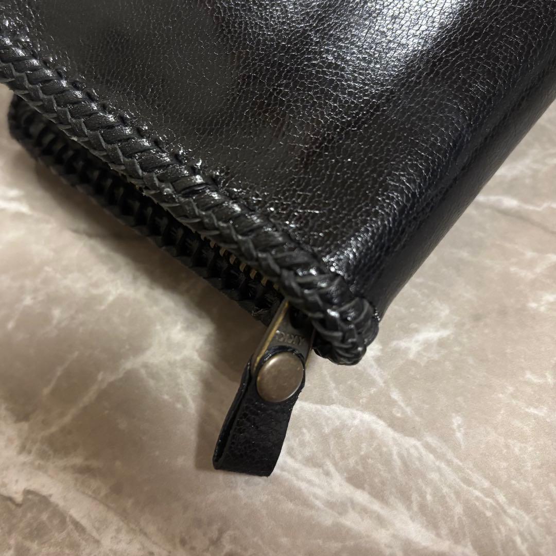 ( 新品 ) ハンドメイド 本革 お財布 ショルダー