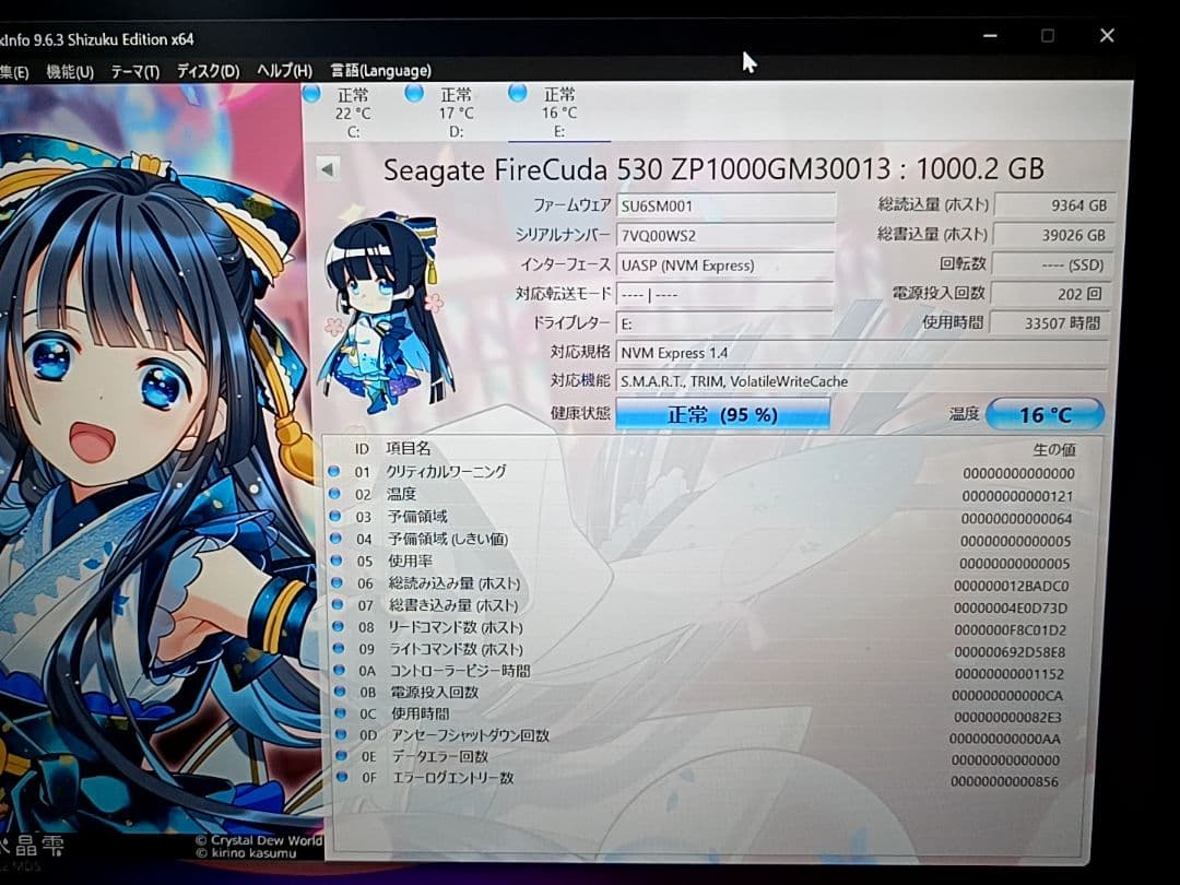 FIRECUDA 530 SSD 1TB M.2 TLC DRAMキャッシュ搭載