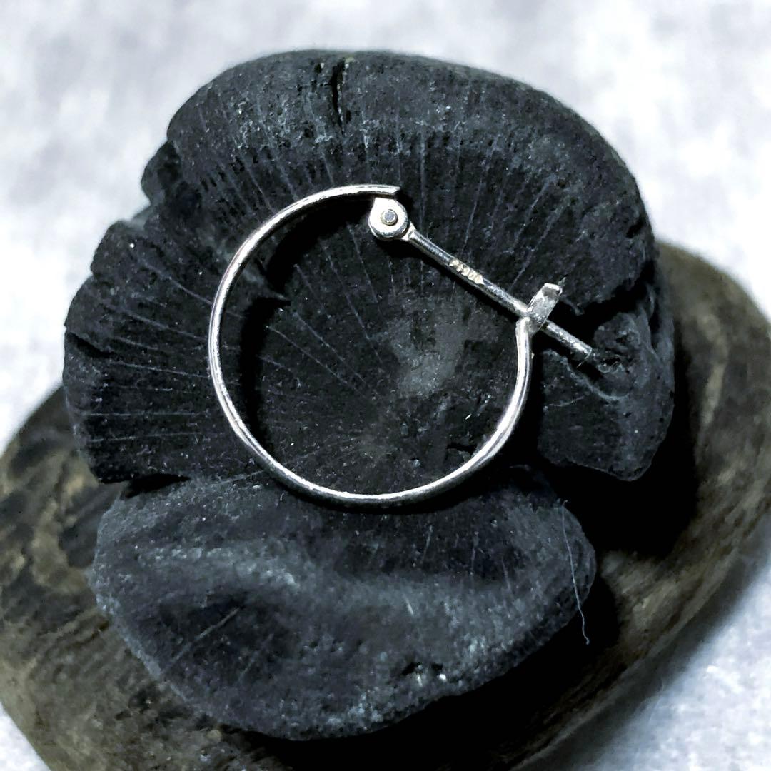 純プラチナ Pt999フープピアス 片耳