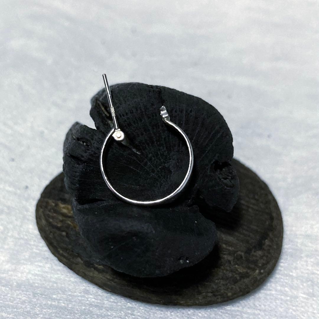 純プラチナ Pt999フープピアス 片耳