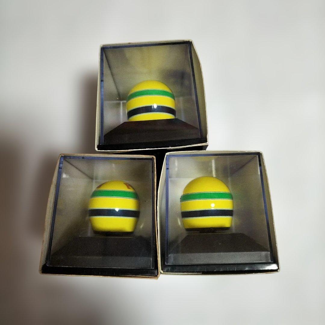 1/8 ミニチャンプス　アイルトンセナ ヘルメット3個セット　限定