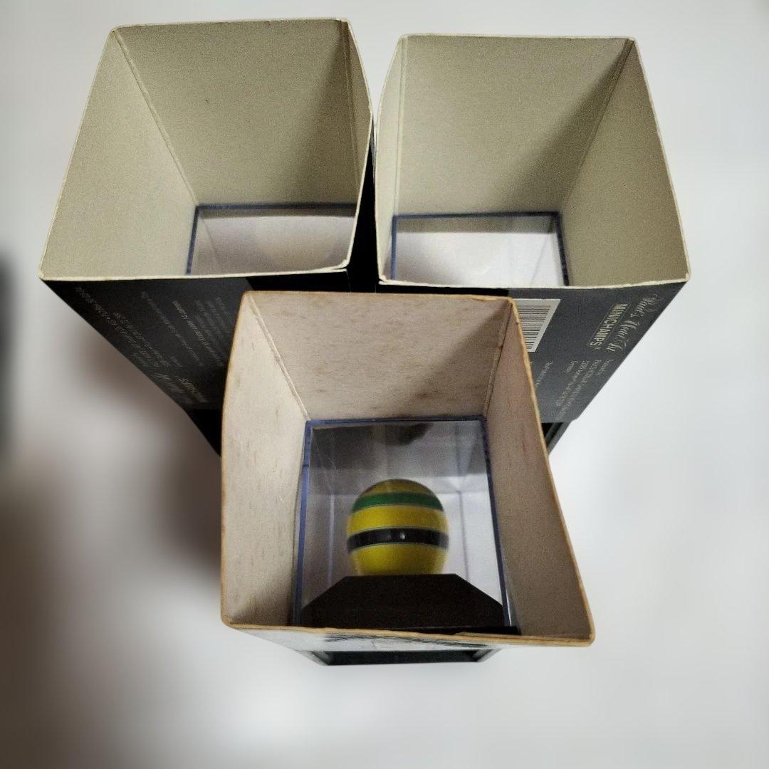 1/8 ミニチャンプス　アイルトンセナ ヘルメット3個セット　限定