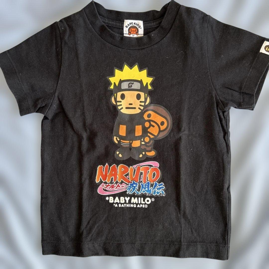 未使用⭐️BAPE KIDS NARUTO Tシャツ 100cm ブラック