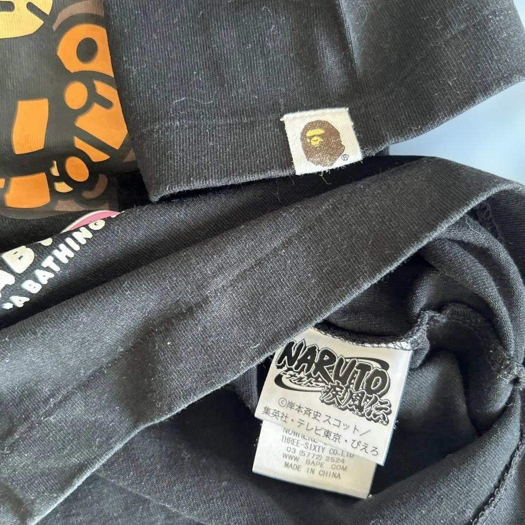 未使用⭐️BAPE KIDS NARUTO Tシャツ 100cm ブラック