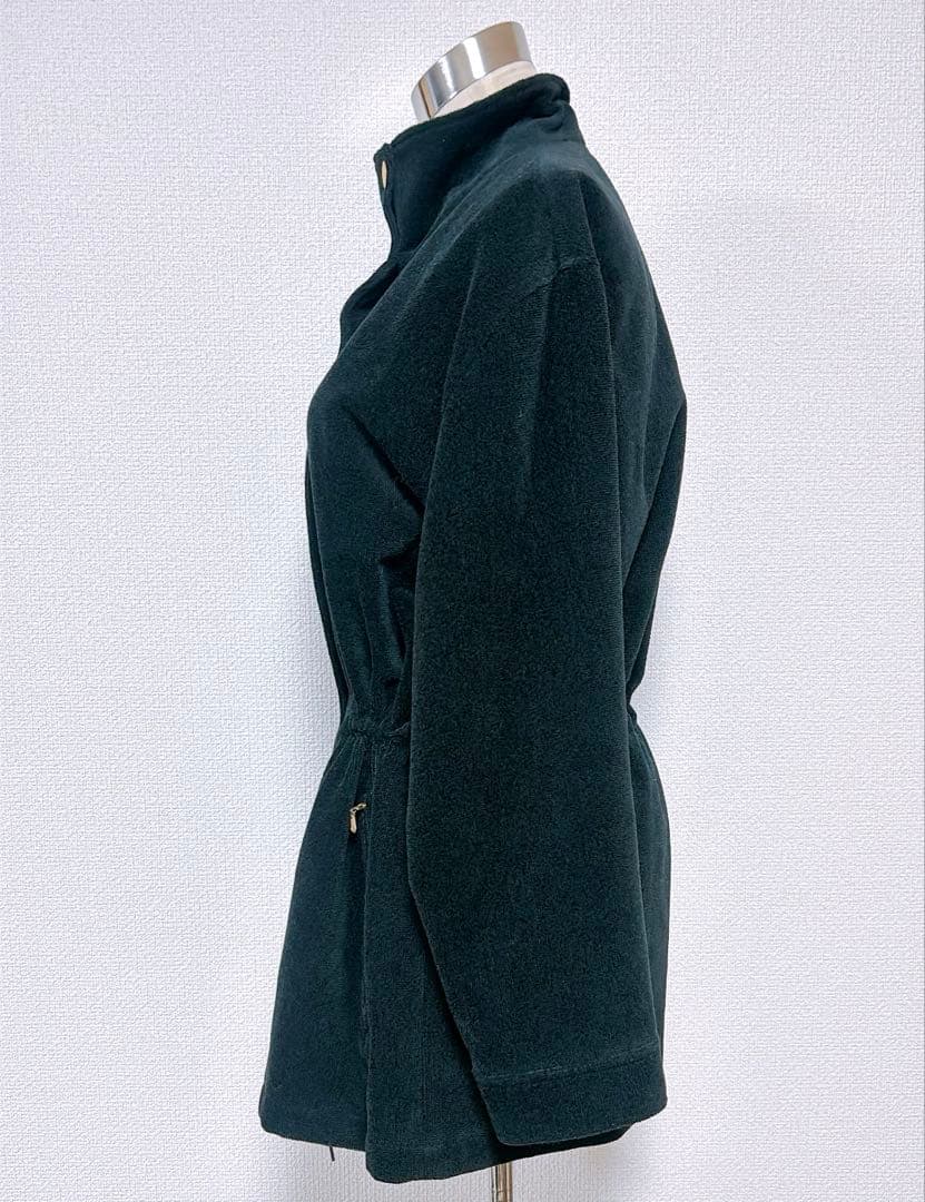 【Burberrys】モッズコート　ノバチェック　アウター　黒　レディースＭ相当