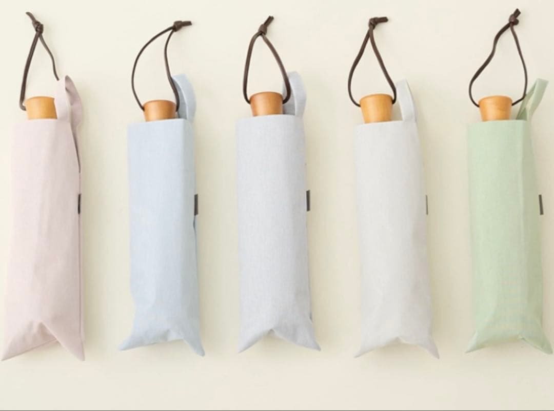 【サンバリア100】3段折り日傘 グリーン