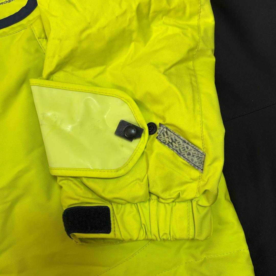 デサント　サイズO　スキー　スノーボード　ウェア　上下セット　ヒートナビ　黄色黒