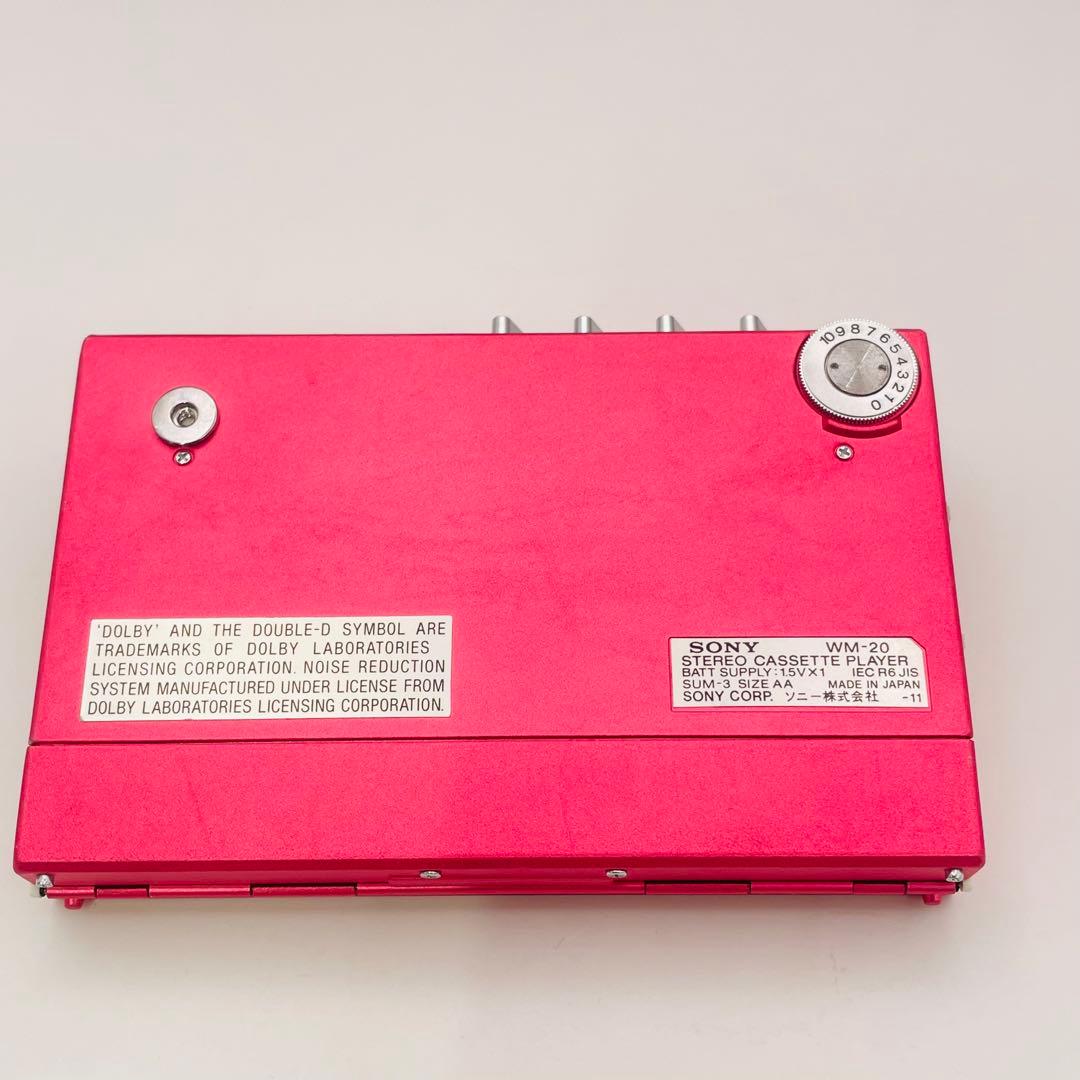 CP-A0039 SONY 　WM-20 ウォークマン カセットプレイヤー