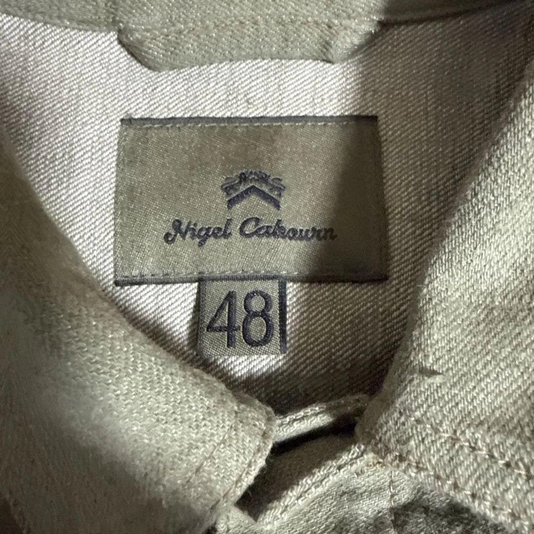 ナイジェルケーボン 40sデニムジャケット グリーン 48