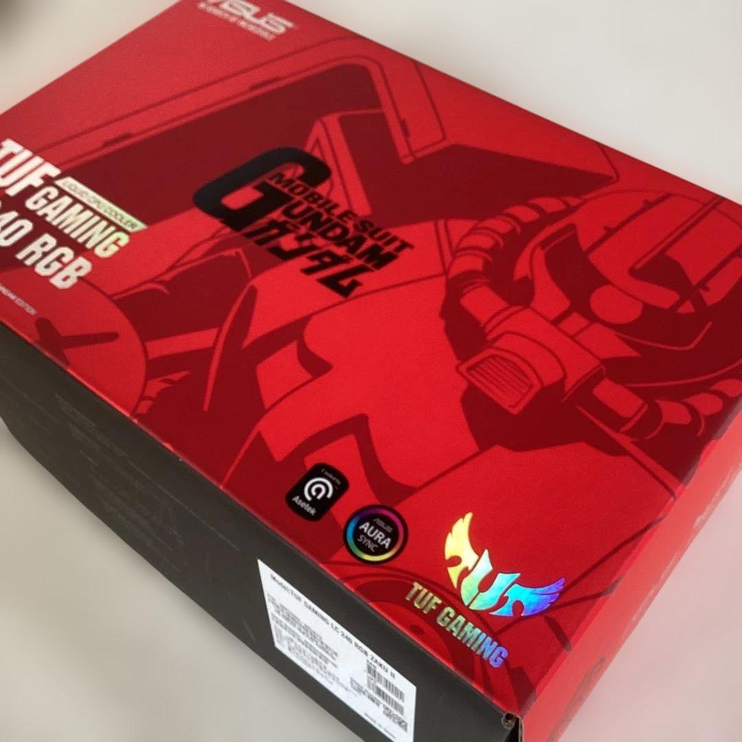 j*4様 ガンダムZAKU II TUF GAMING LC240RGB水冷CP