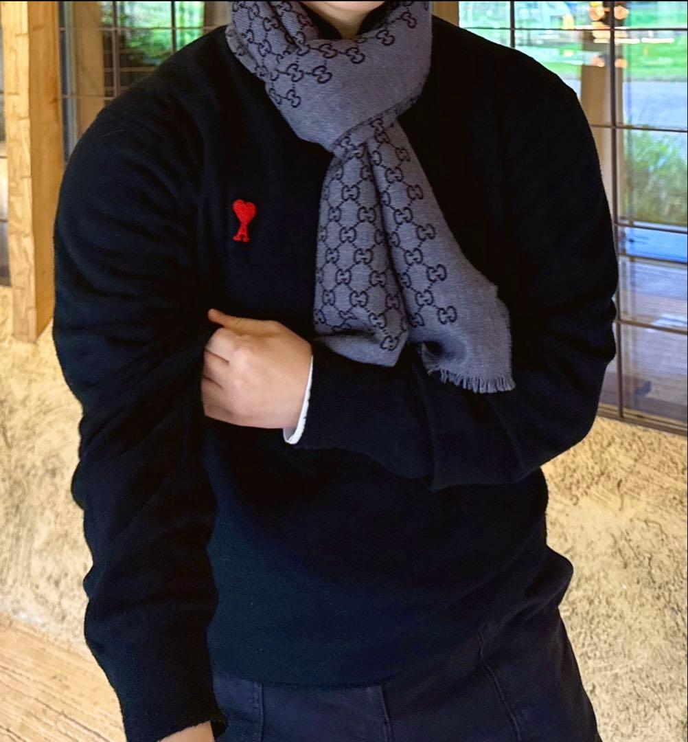 ami paris ポロネックセーター XL 黒