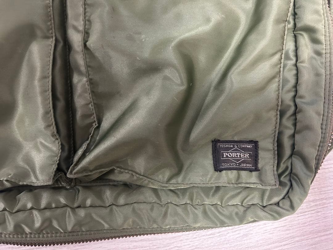 PORTER ポーター タンカー 2WAY ブリーフケース カーキ 日本製