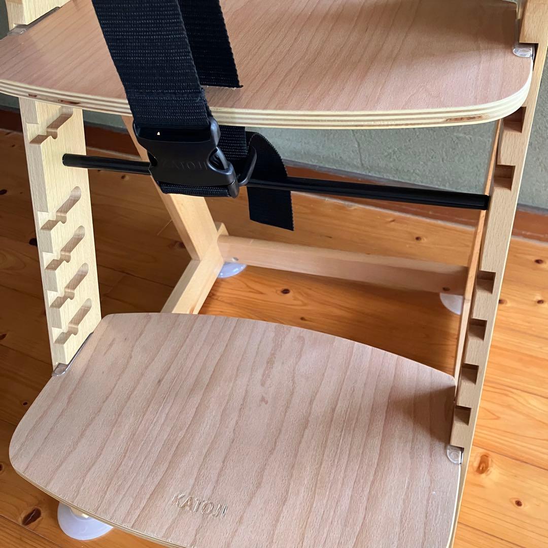 【美品】KATOJI カトージ プレミアムベビーチェア ハイチェア