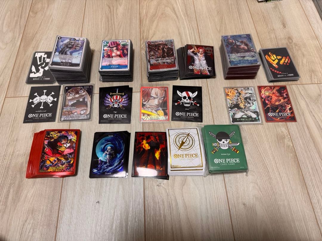 ひ*な様 引退　ワンピースカード　プレイマット　スリーブ　ケース　デッキ　まとめ