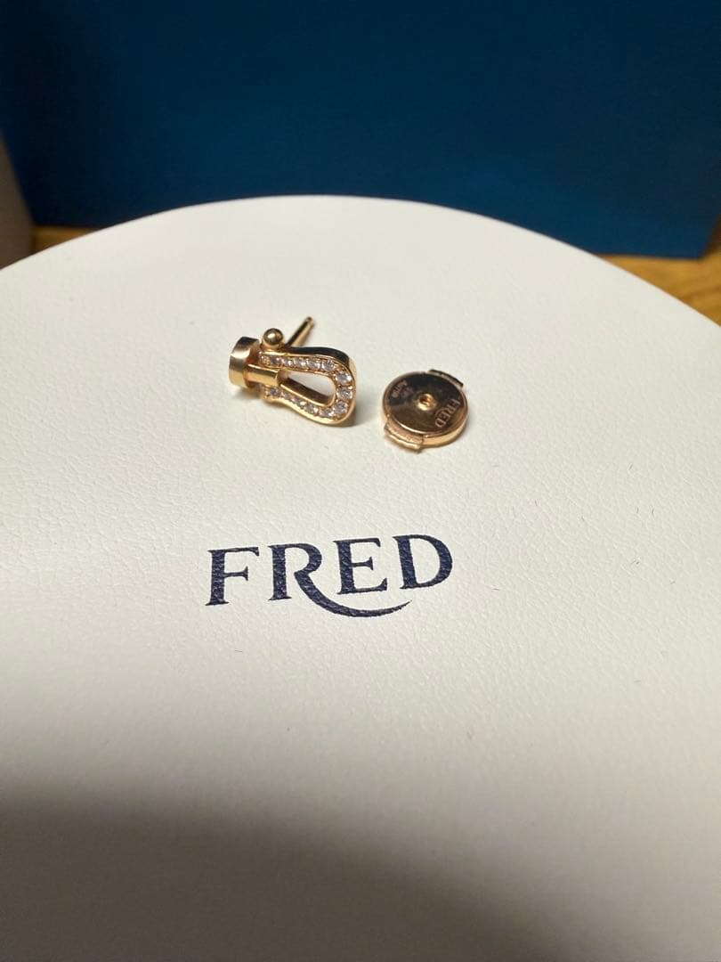 FRED フレッド　片耳　ダイヤモンド　フォース10 ピアス