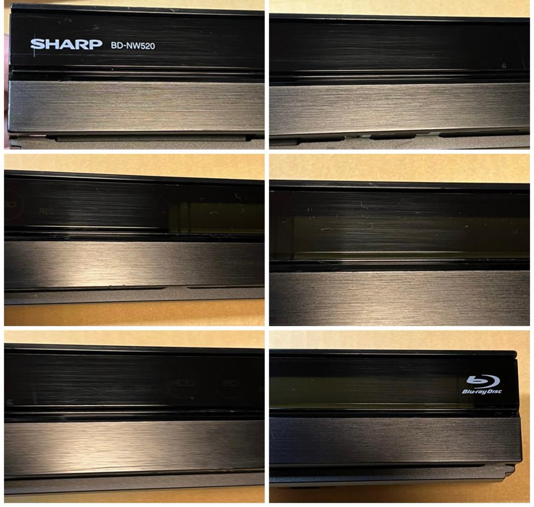動作良好 SHARPシャープAQUOS BD-NW520ブルーレイレコーダー