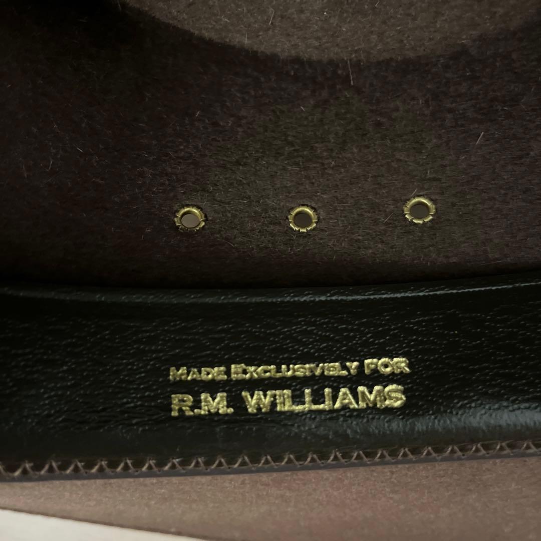 R.M.WILLIAMS AKUBRA ブラウン ウールハット
