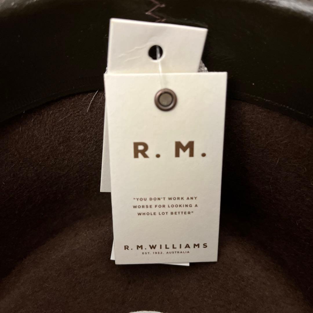 R.M.WILLIAMS AKUBRA ブラウン ウールハット