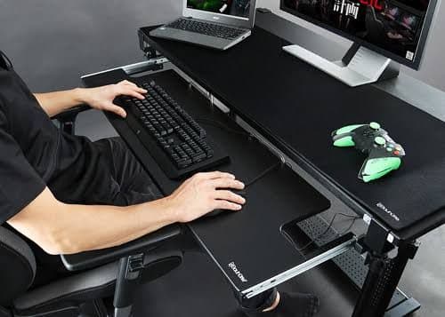 Bauhutte後付け キーボードスライダー ワイド BHP-K1000-BK