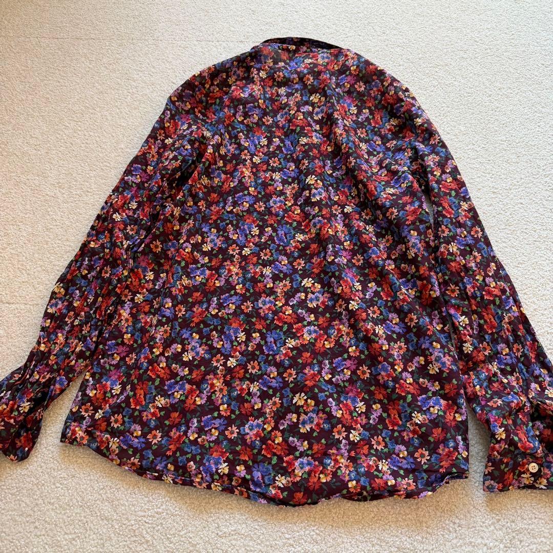 キャサリン妃愛用 SEZANE セザンヌ フラワーシャツ パープル　Sézane