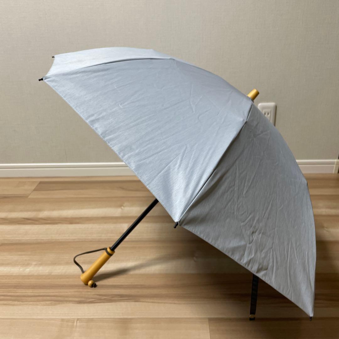 サンバリア100 折りたたみ日傘 ２段折 フロストブルー