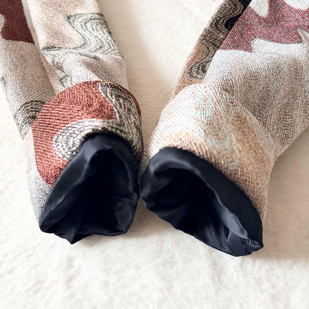 6174 美品✨ ミッソーニ テーラードジャケット 総柄 マルチカラー イタリア