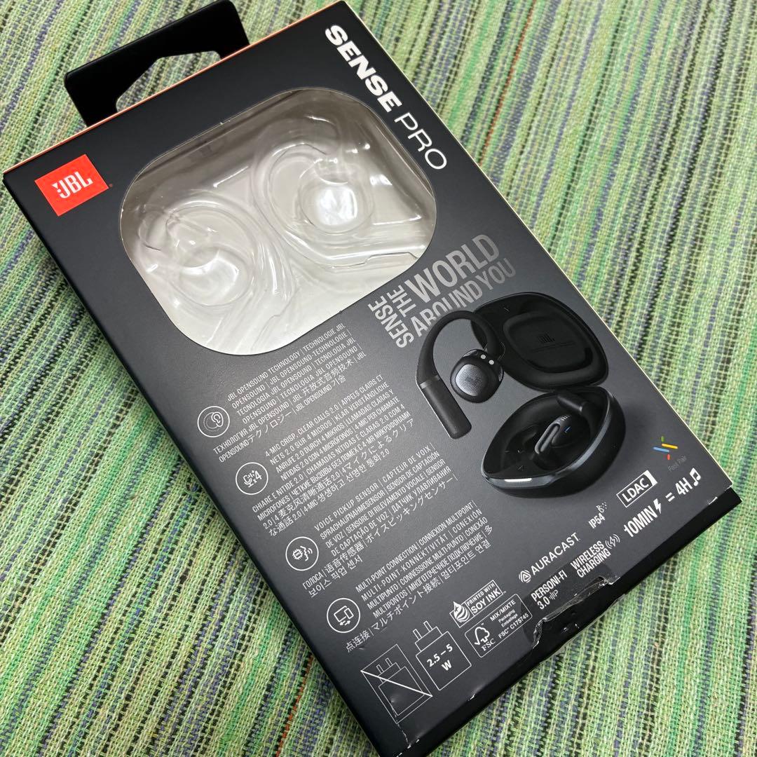 追加ケースJBL SENSE PRO ワイヤレスイヤホン ブラック