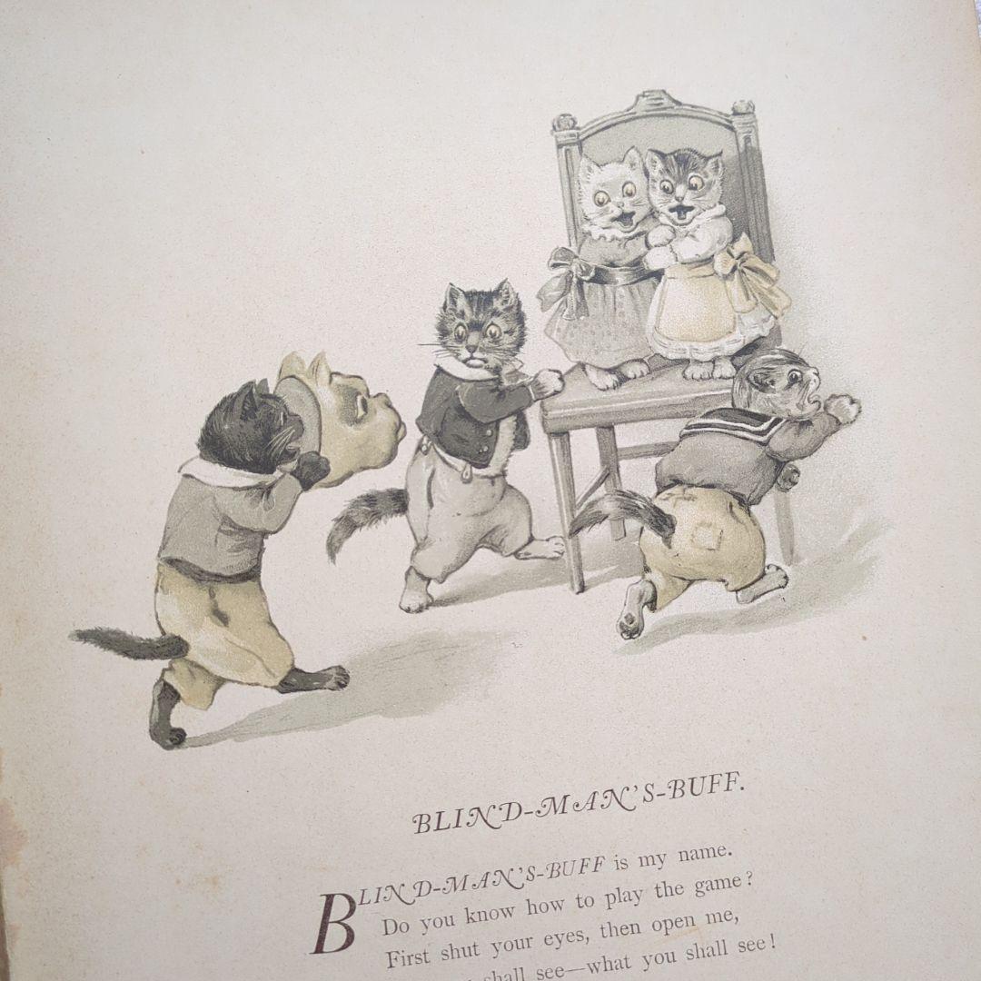 超稀少1891アーネストニスター絵本 初版本 洋書古書 児童書 ヴィクトリアン