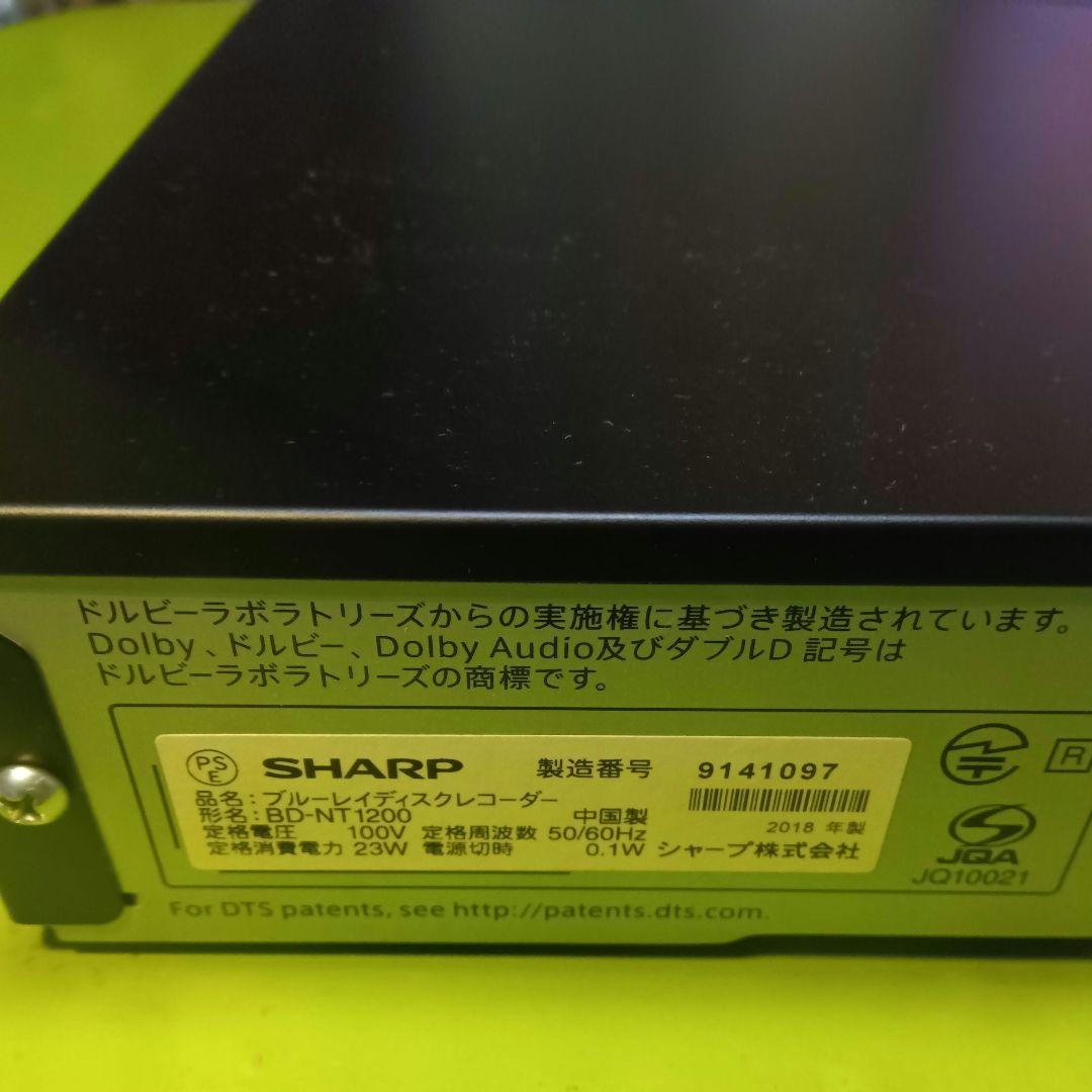 SHARP AQUOS BD-NT1200 HDD新品3TB増量交換第9弾