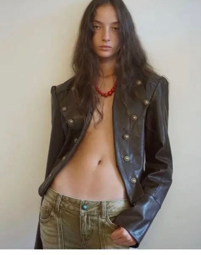 ジャケット・アウター sculptor Napoleon Eco Leather Jacket