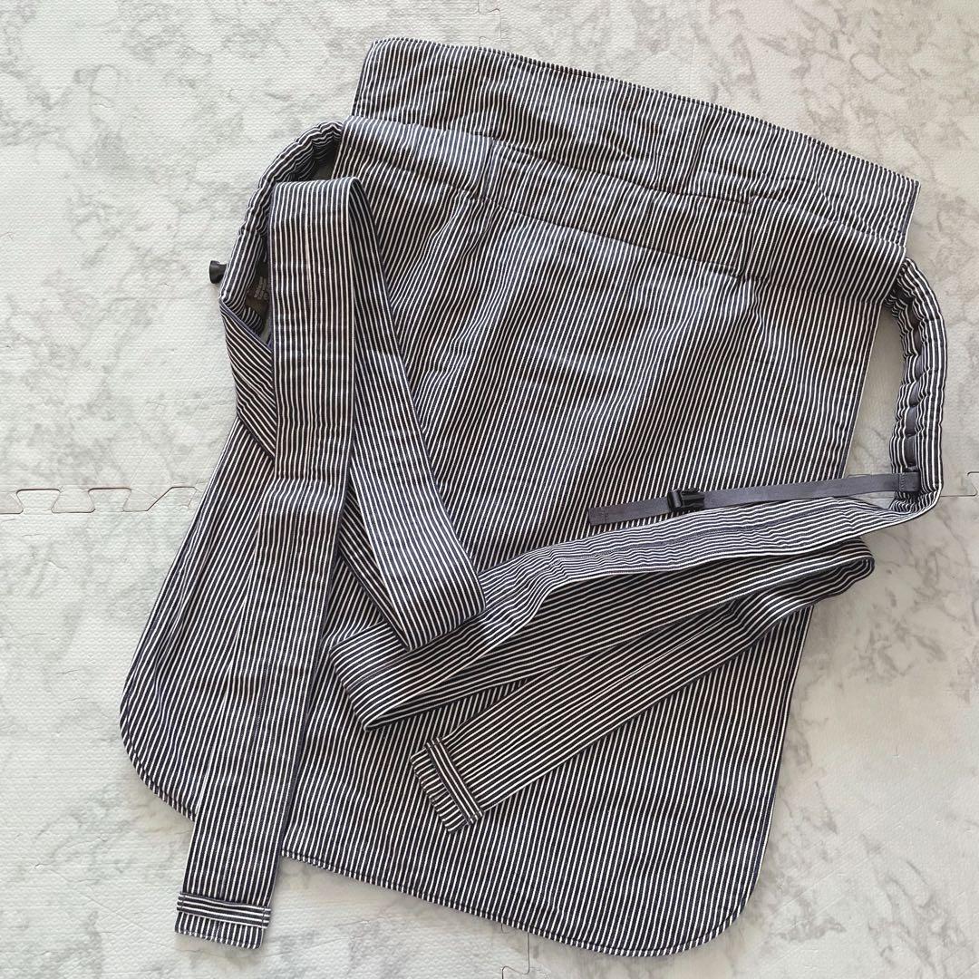 【定価20900円♡】グランモッコ おんぶ紐 抱っこ紐 紺 ネイビー ストライプ