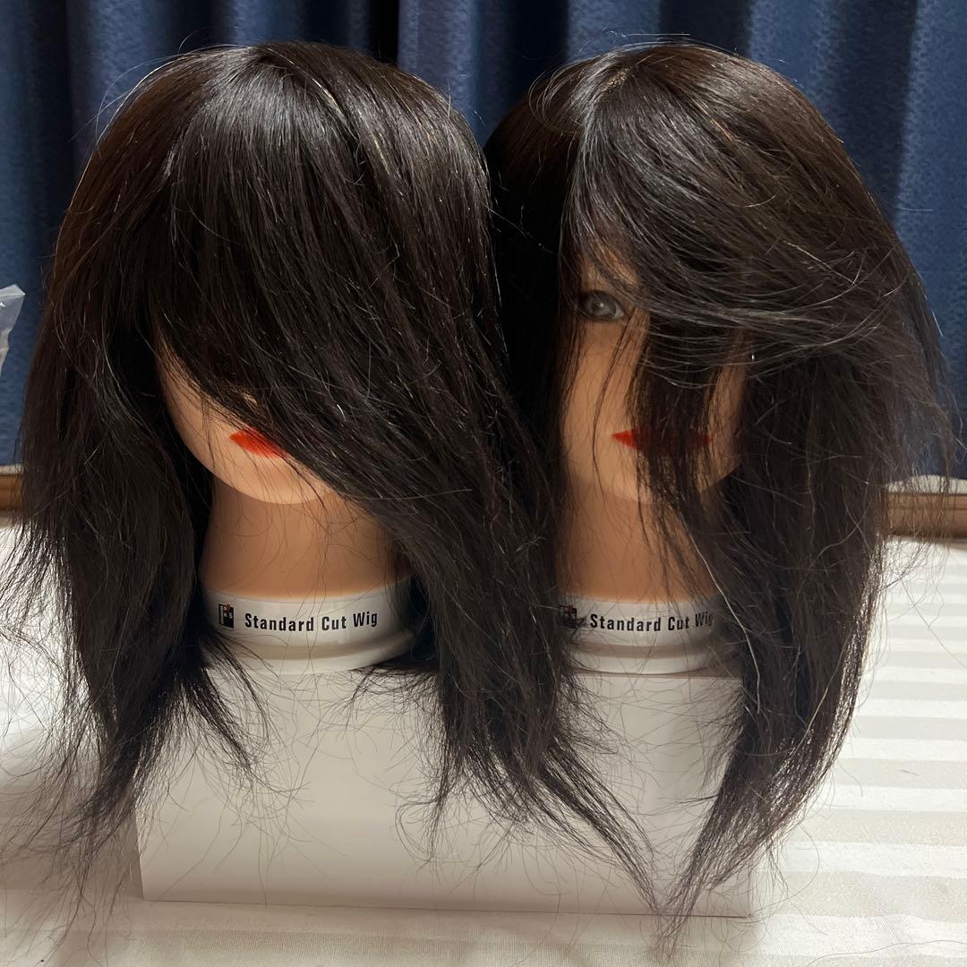 美容師練習用 ウィッグ4個セット