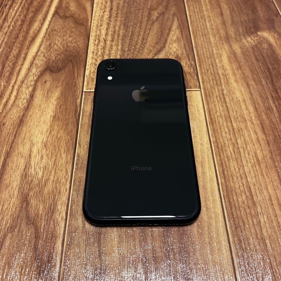【美品】Apple iPhone XR 128gb ブラック simフリー