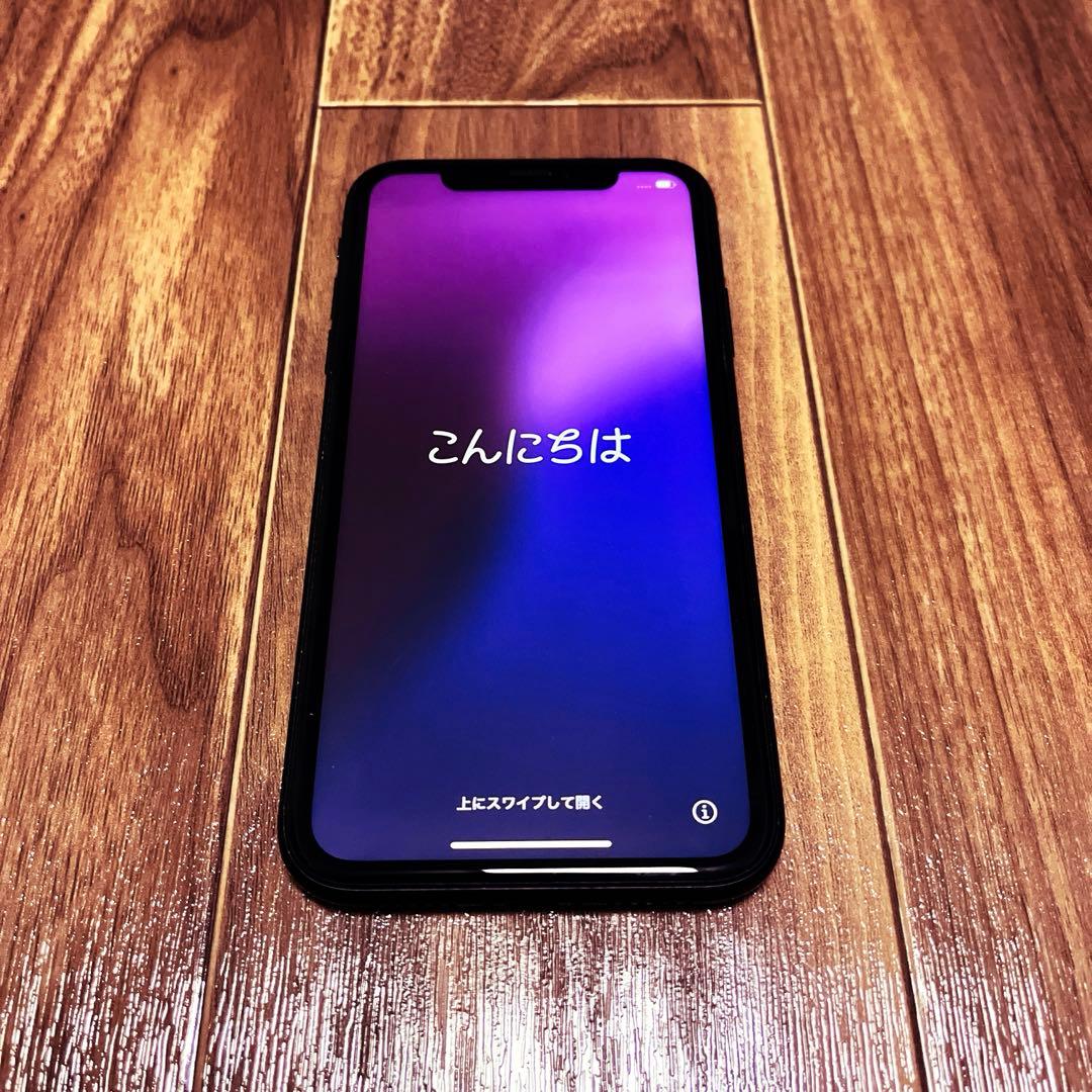 【美品】Apple iPhone XR 128gb ブラック simフリー