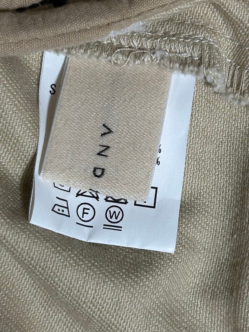 パンツ ANDMARY Highwaist ribbon pants AM1380