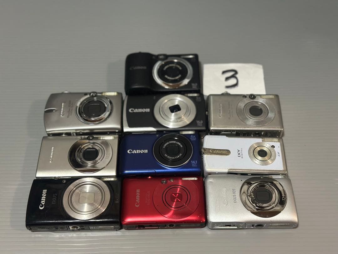 (Canon) 10台 デジカメラ まとめ【動作未確認ジャンク扱】③