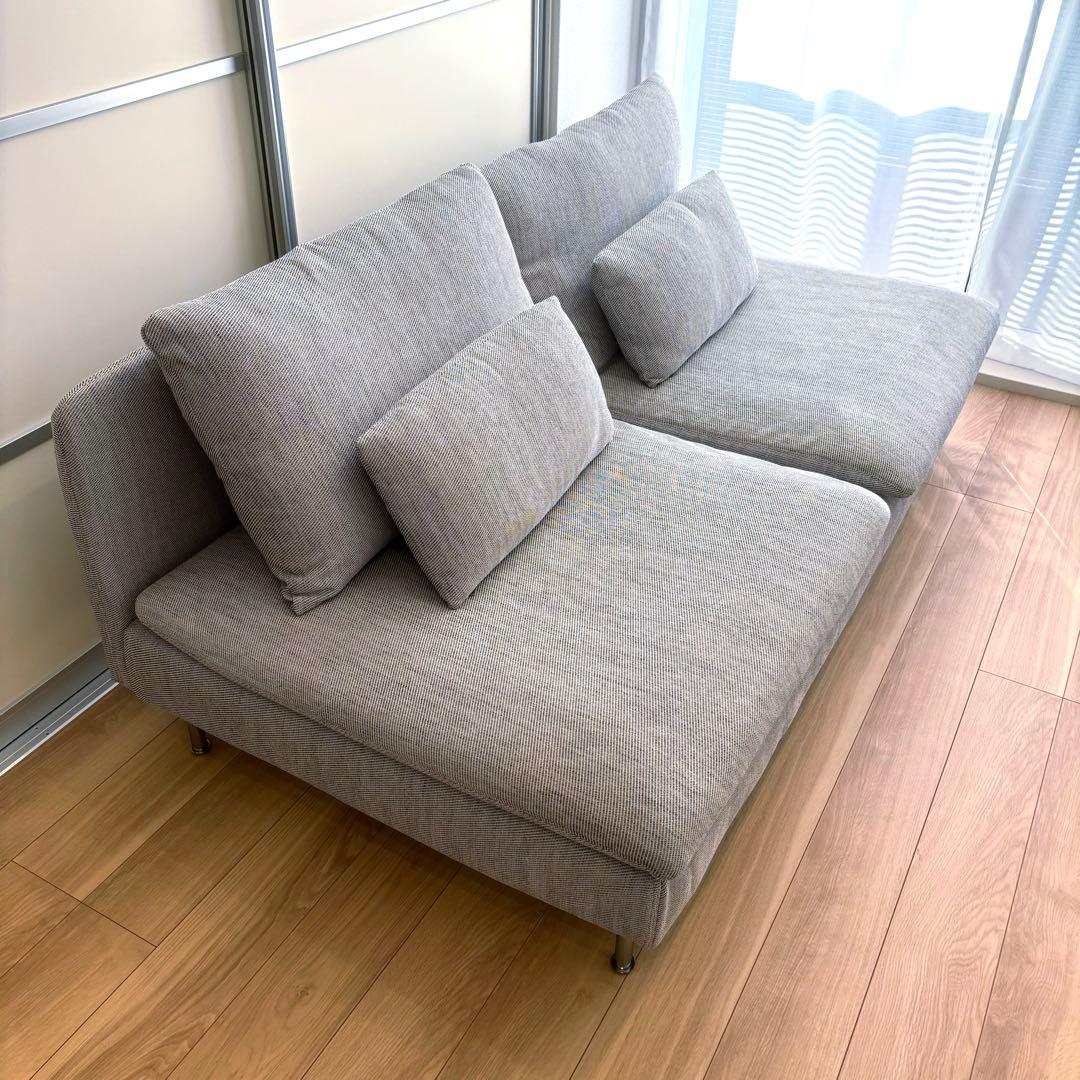 【美品】SÖDERHAMN ソーデルハムン 3人掛ソファベージュ/ブラウン