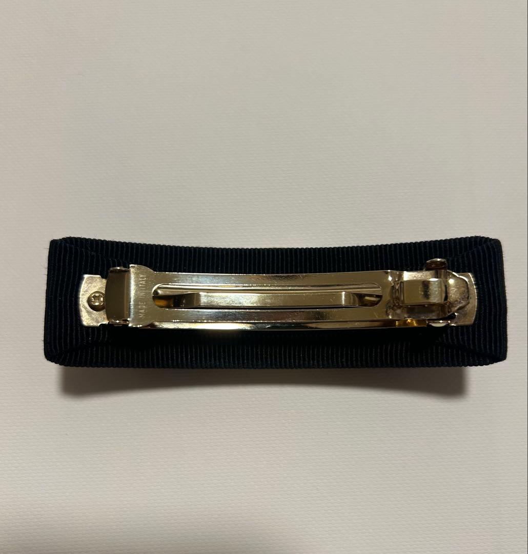 【美品】フェラガモ　バレッタ ゴールド金具