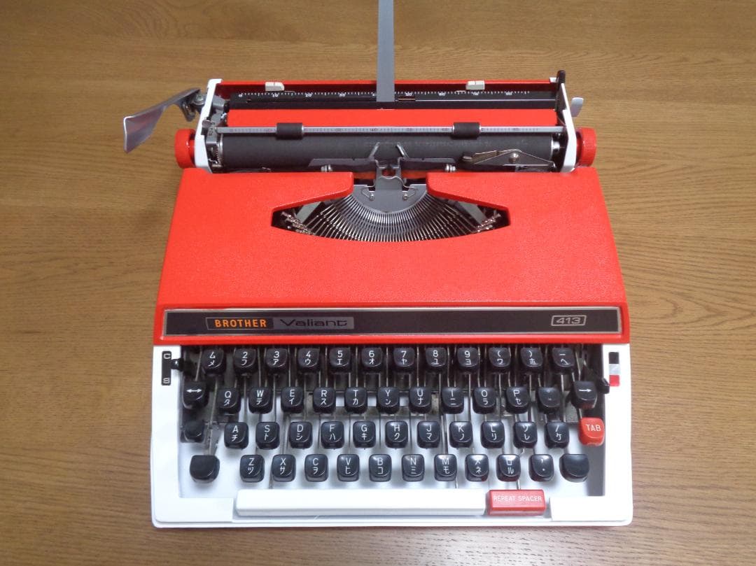 完動品　BROTHER Valiant 413　ブラザータイプライター　カナ文字
