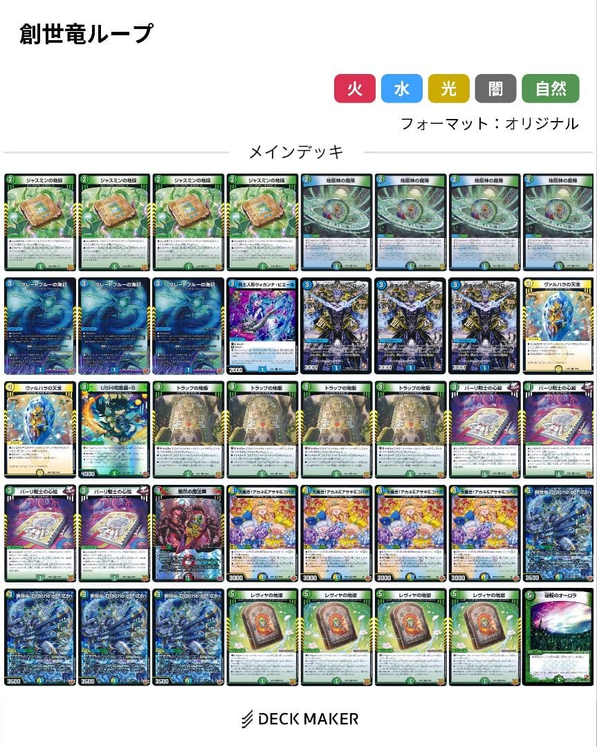 CS優勝構築 創世竜ループ デッキ