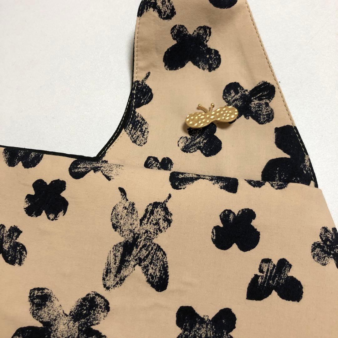 グランドトート&ブローチ♡ミナペルホネン 《memoria全面＊ベージュ》