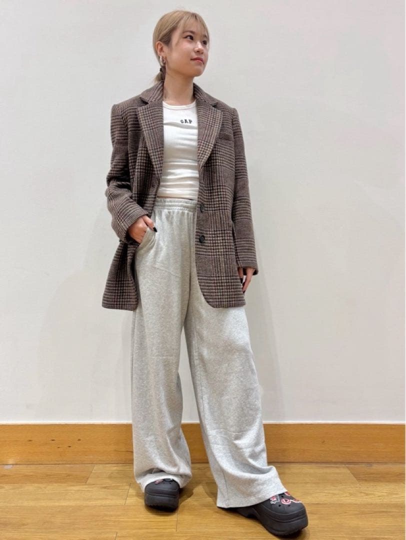 【オンライン完売】GAP オーバーサイズウールブレンドブレザー