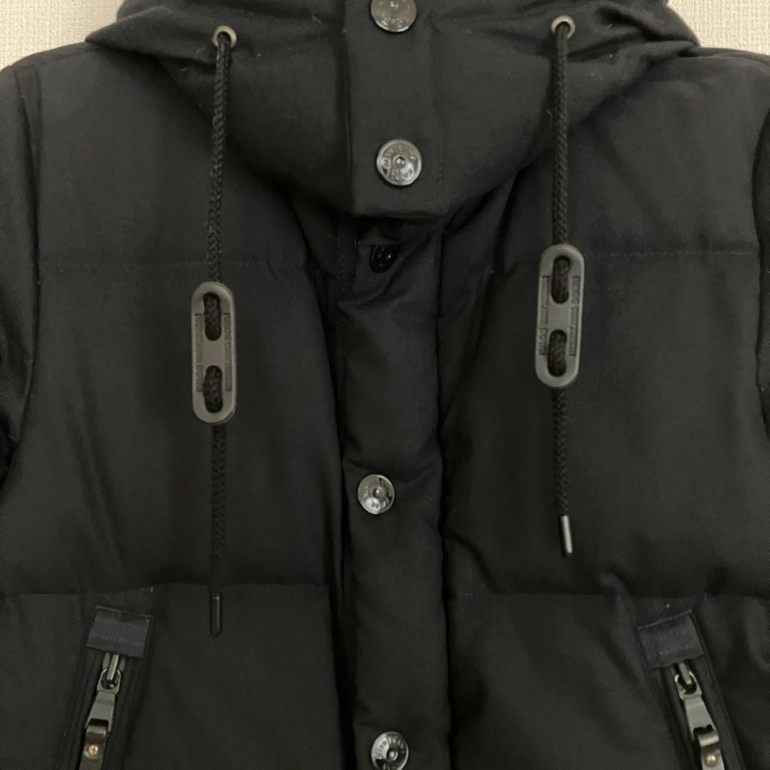 nano universe☓西川ダウン ダウンジャケット ブラック Sサイズ