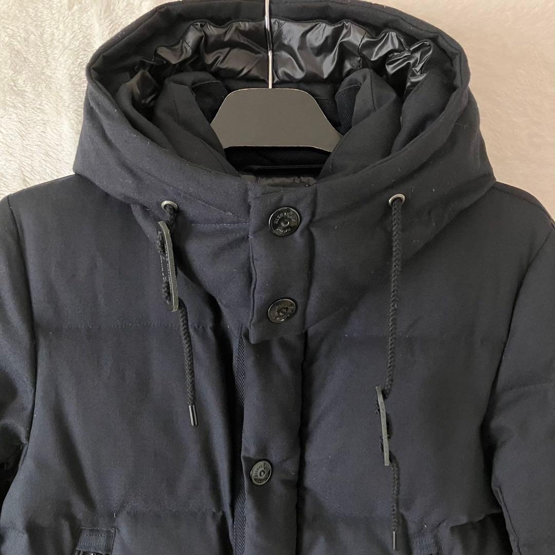 nano universe☓西川ダウン ダウンジャケット ブラック Sサイズ