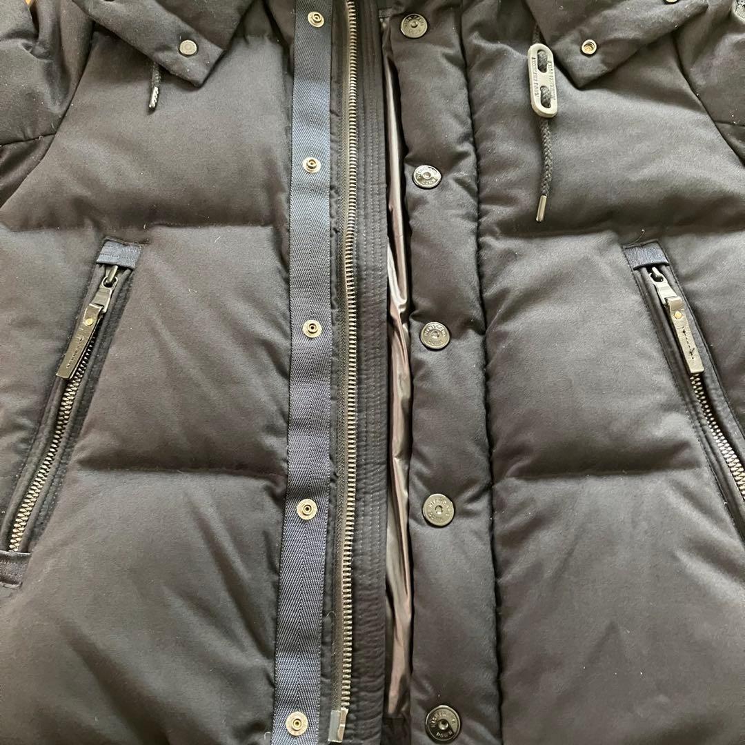 nano universe☓西川ダウン ダウンジャケット ブラック Sサイズ