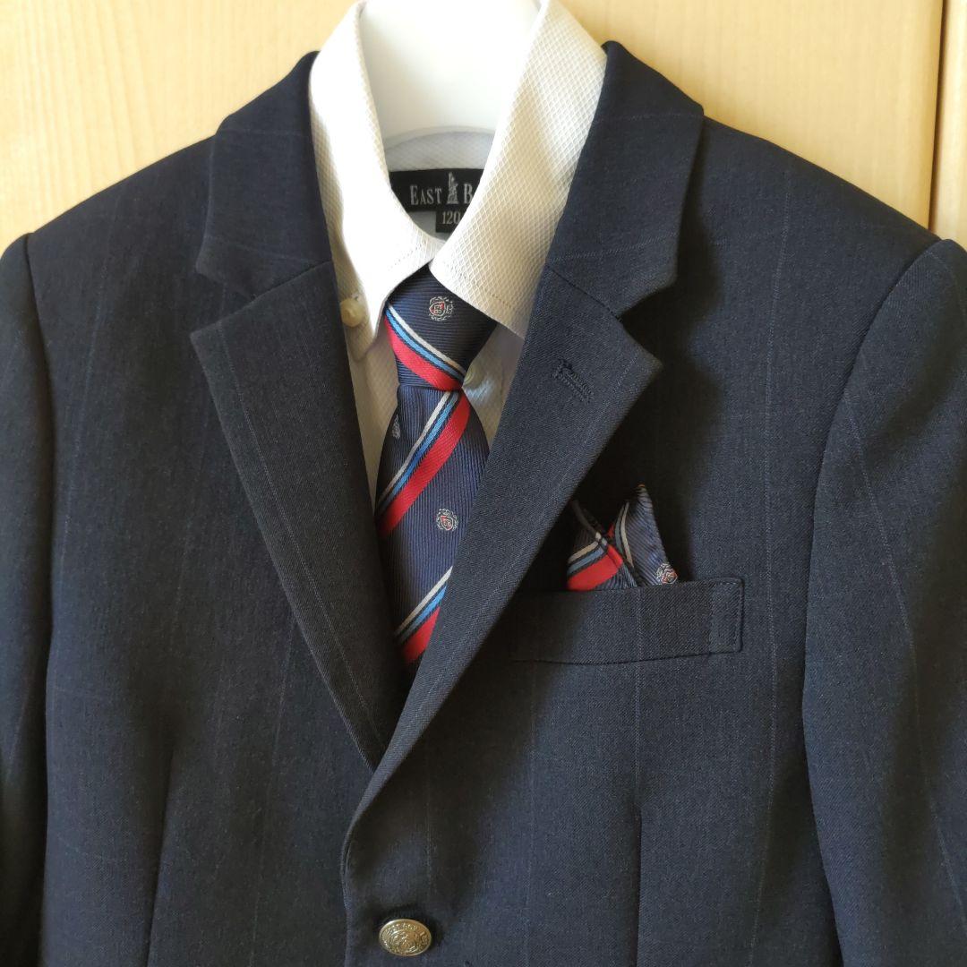 EASTBOY キッズ 男児 フォーマルスーツ 長ズボン・ロング 紺 120